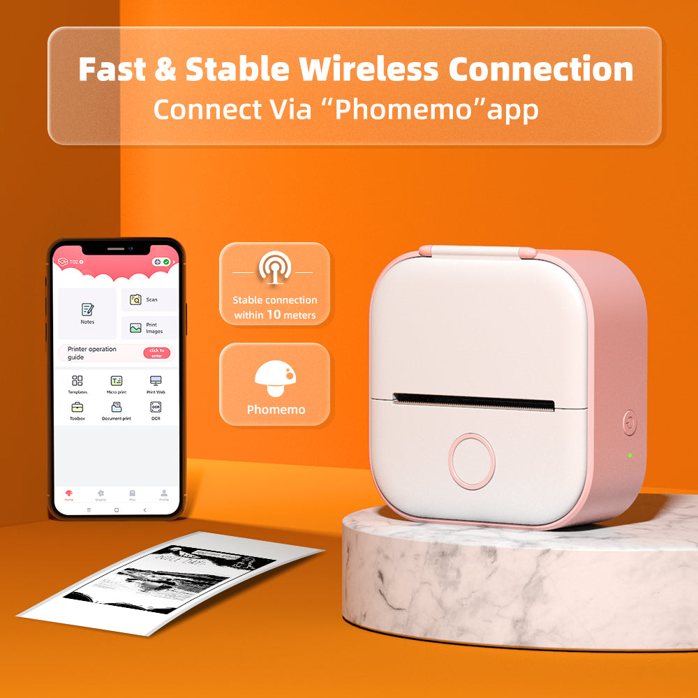 Amazee™ Bluetooth-Compatible Pocket Printer